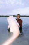 Albino 214 x75 kg catturato sul Rodano da Xavier Vella