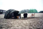 Il campo sotto il diluvio
